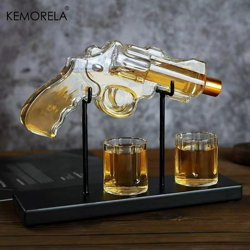 Glass Container Set - KEMORELA револьверный стеклянный графин, набор стекол
