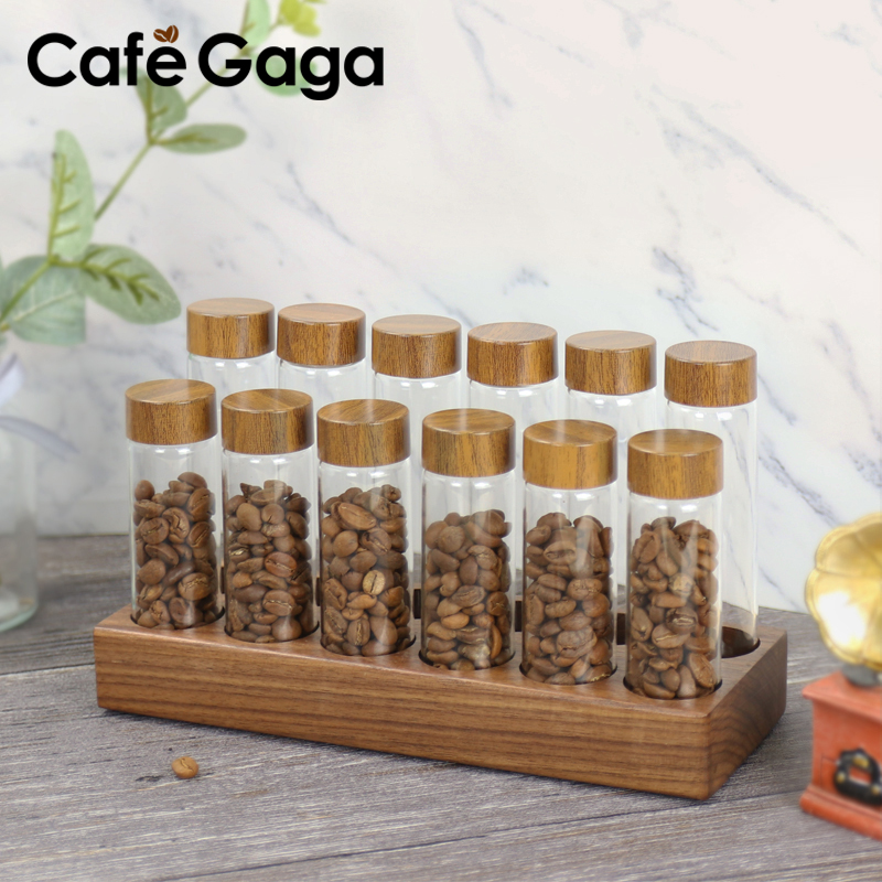 Glass Container Set - Кофейный фотоконтейнер, стеклянная трубка, дисплей, стойка,