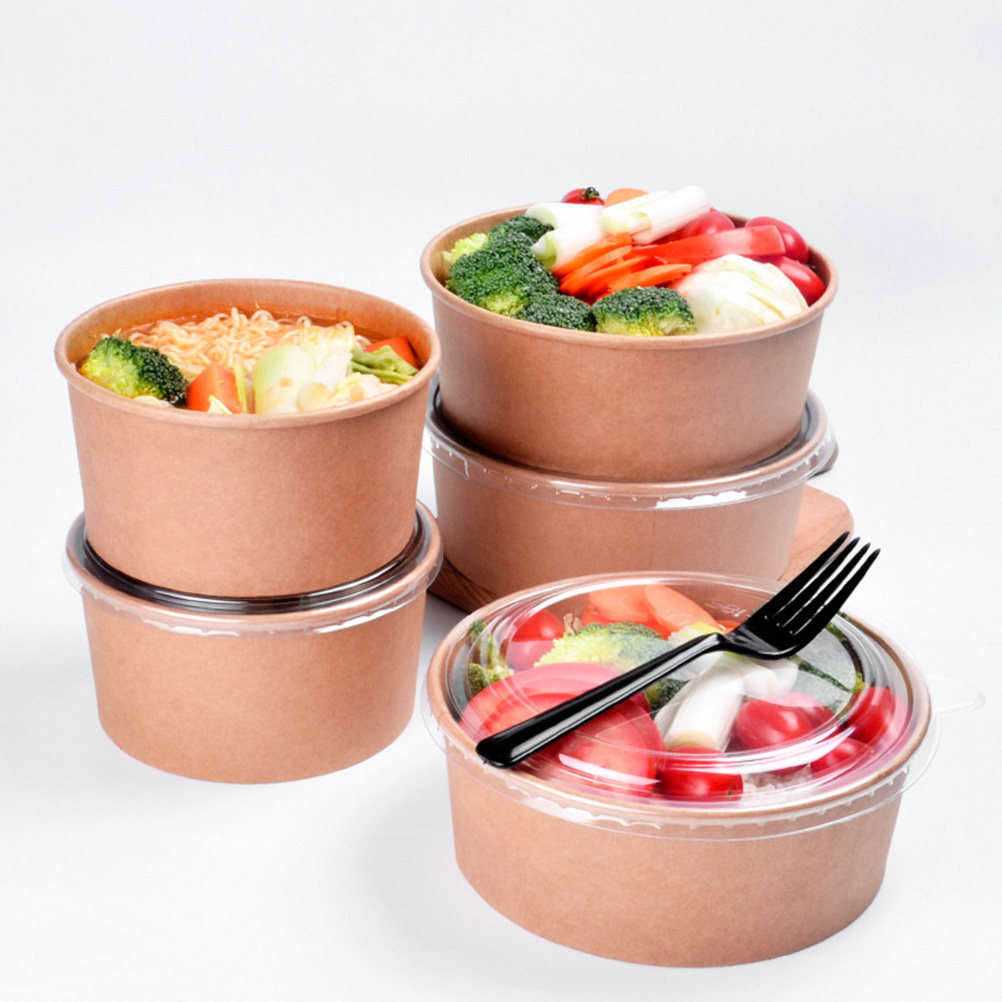 Meal Prep Food - 20 шт. одноразовых мисок из крафт-бумаги,
