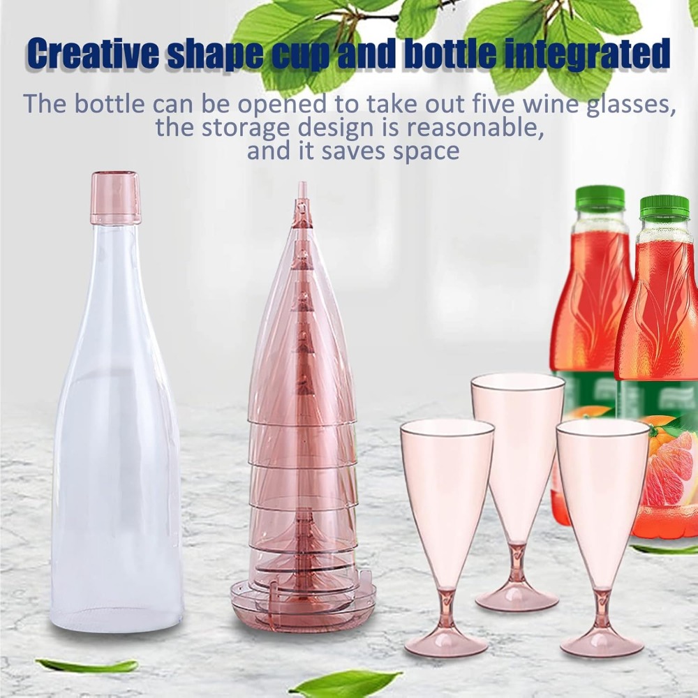 Glass Container Set - Новый набор складных пластиковых бокалов для