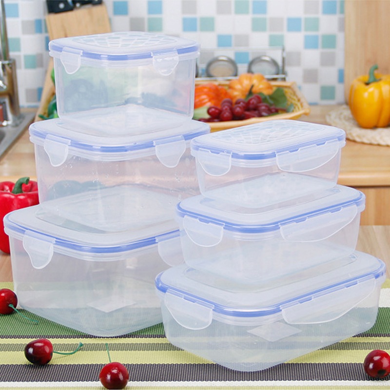 Meal Prep Tupperware - Пластиковый ланч-бокс для детей, бенто-бокс, контейнер