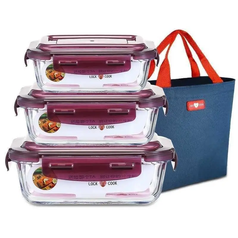 Glass Container Set - Набор портативных контейнеров Pyrex для взрослых: