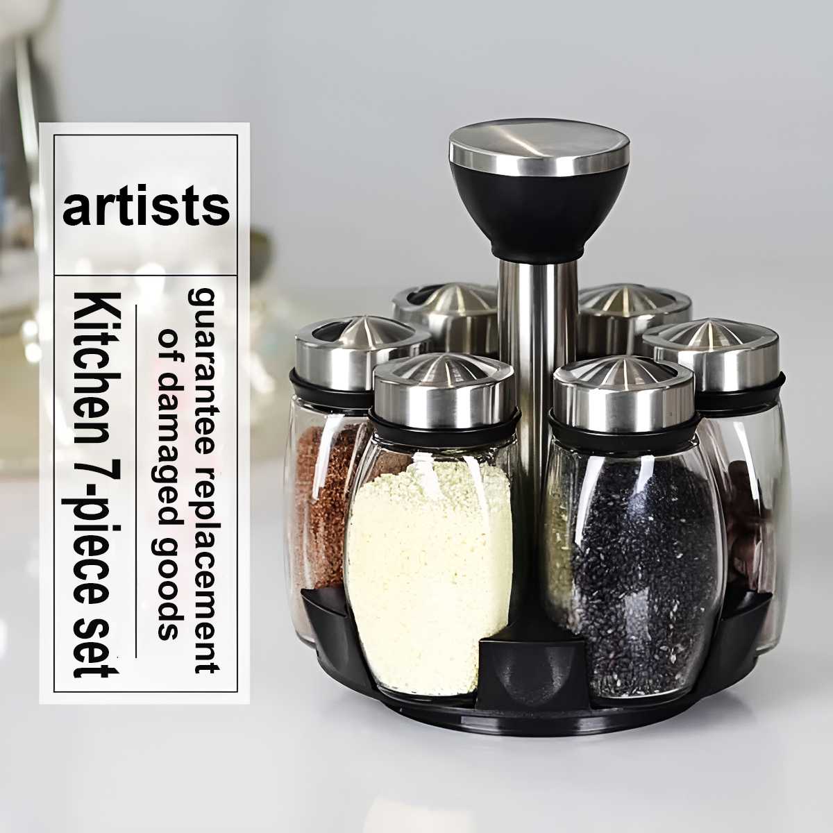Glass Container Set - Новый набор бутылок для приправ, банка