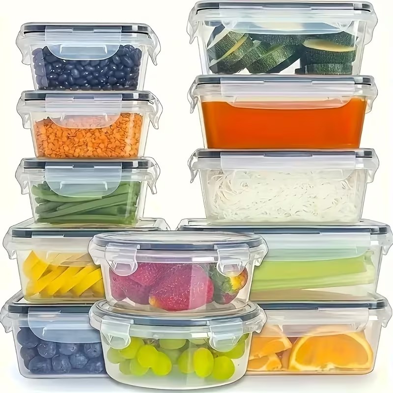 Набор из 4 прозрачных контейне – обзор и цена Glass Container Set