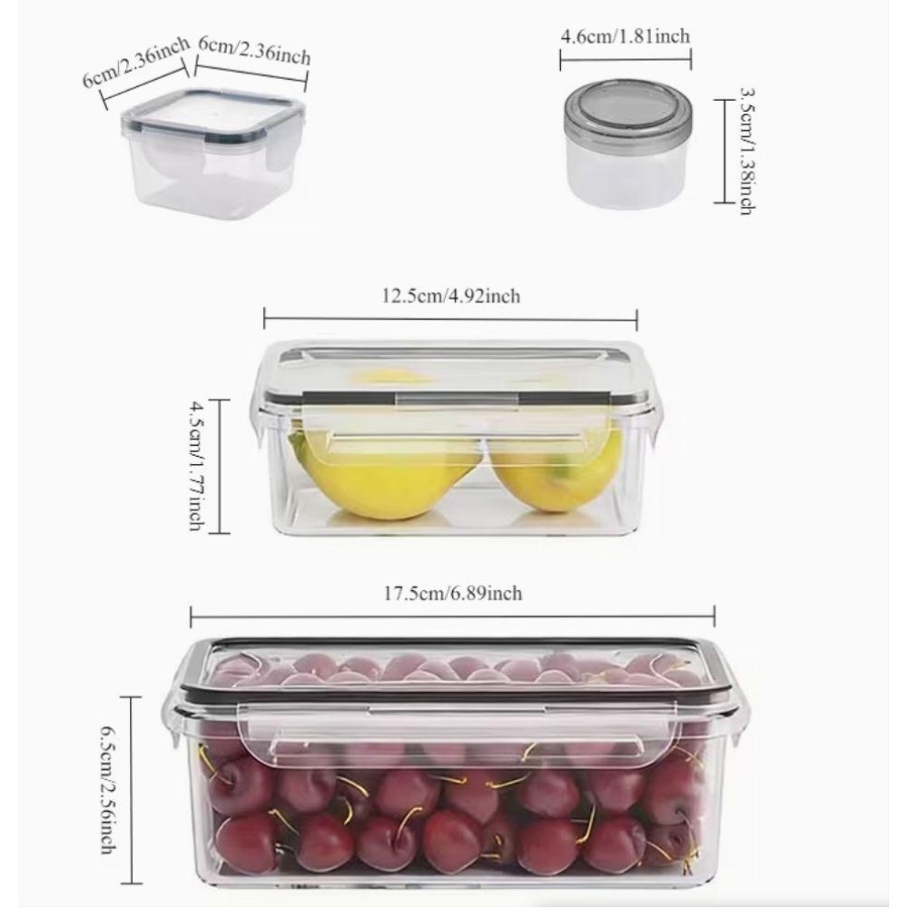 Набор из 4 прозрачных контейне – обзор и цена Glass Container Set