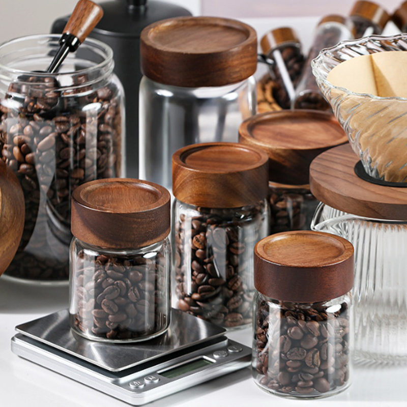Контейнер для хранения кофейны – обзор и цена Glass Container Set