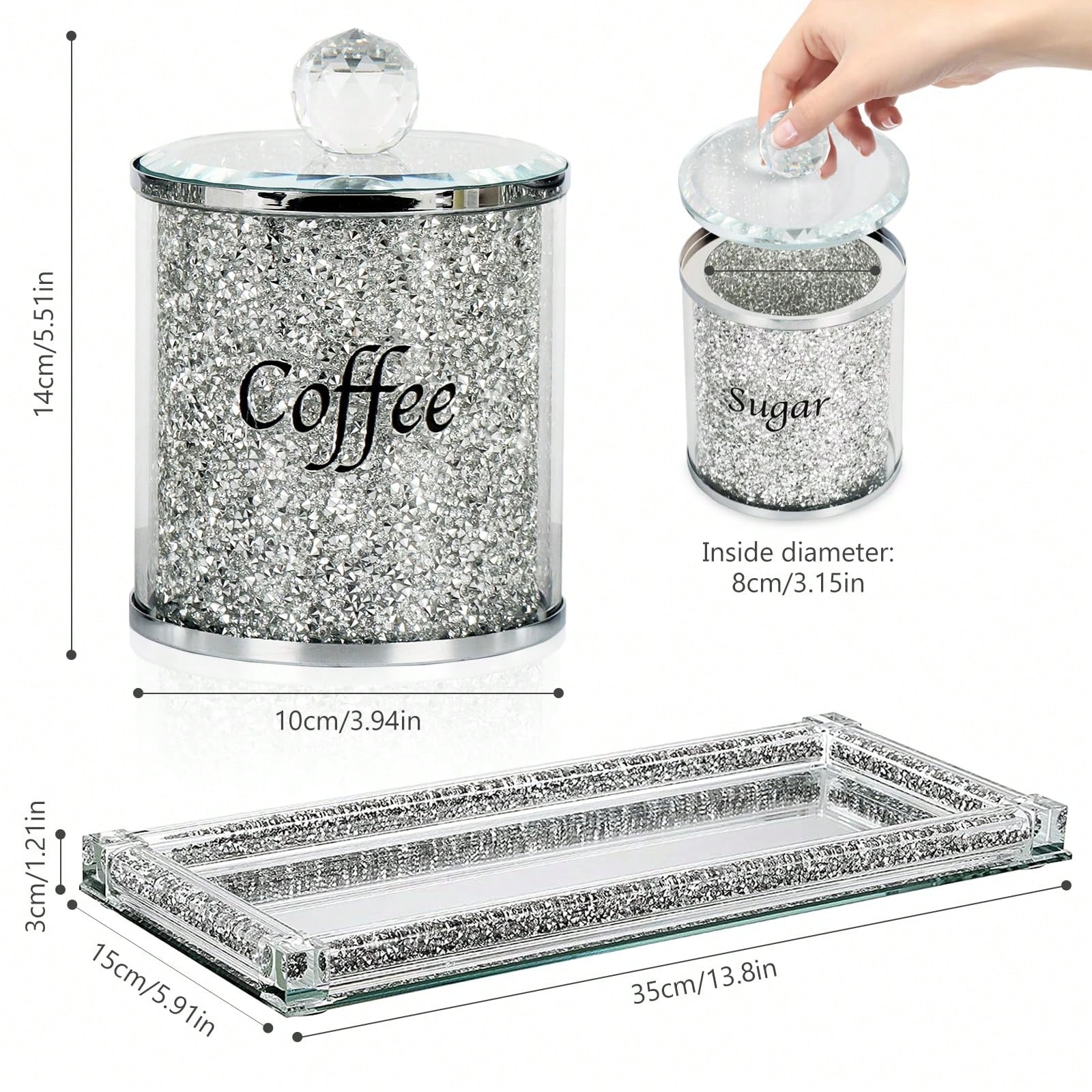 Набор банок для кофе, сахара и – обзор и цена Glass Container Set