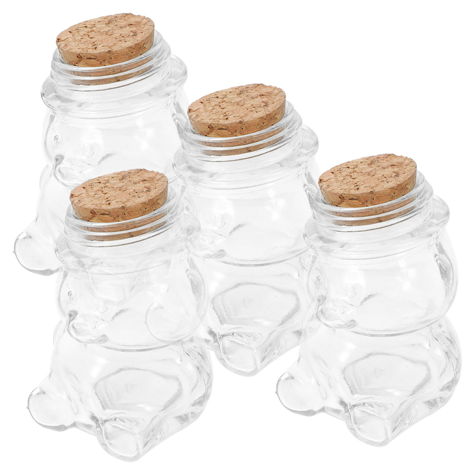Набор из 4 стеклянных банок дл – обзор и цена Glass Container Set