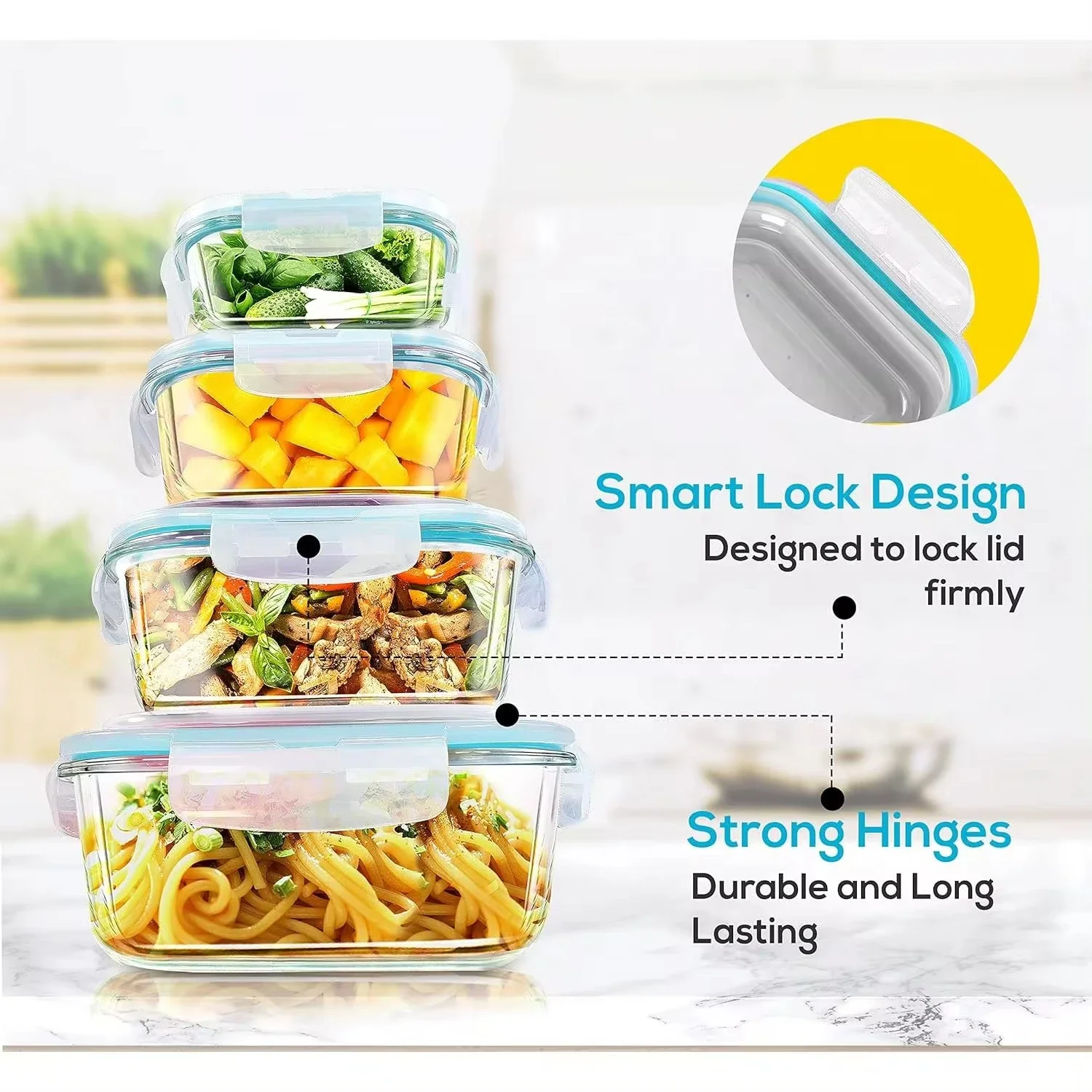 Стеклянный ланч-бокс Контейнер – обзор и цена Meal Prep Ideas